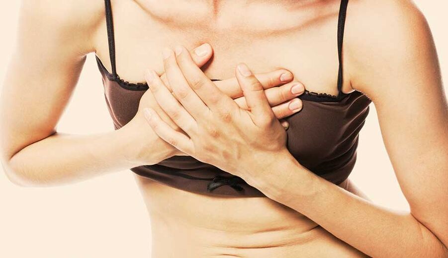 äge valu rinnus võib olla rinnanäärme osteokondroosi põhjus